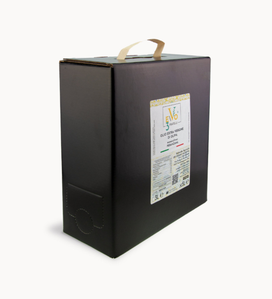 Olio Extravergine di Oliva Peranzana EVO 3 Fratelli - F.to Bag in Box 5lt