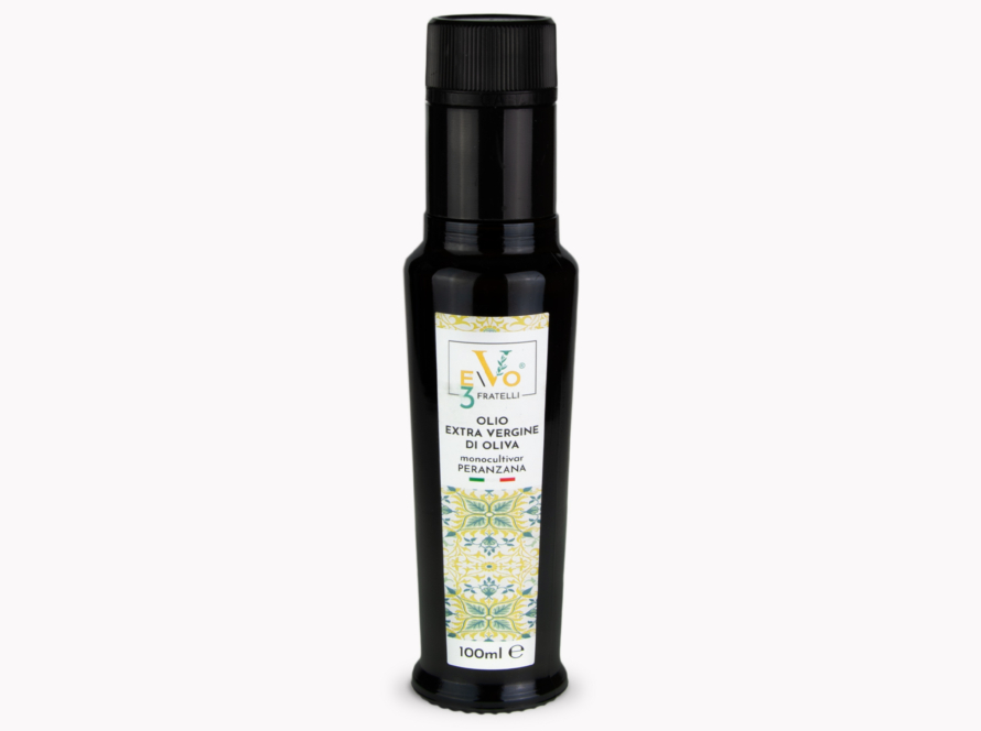 Olio Extravergine di Oliva Peranzana EVO 3 Fratelli - F.to Bottiglia 100ml