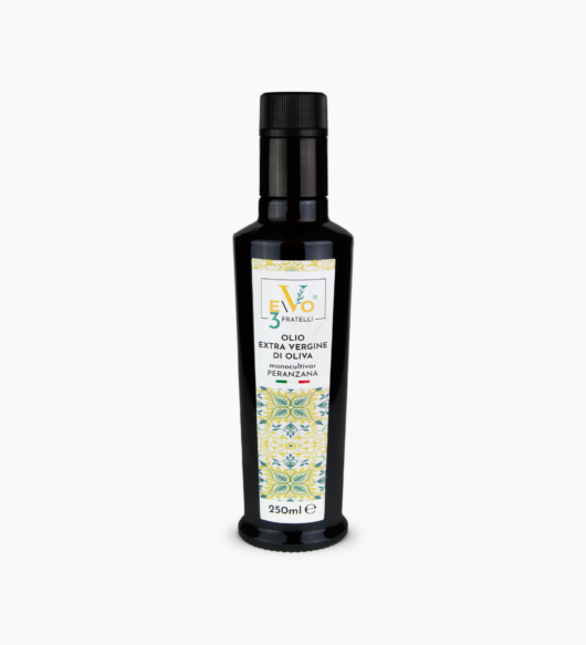 Olio Extravergine di Oliva Peranzana EVO 3 Fratelli - F.to Bottiglia 250ml