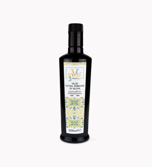 Olio Extravergine di Oliva Peranzana EVO 3 Fratelli - F.to Bottiglia 500ml